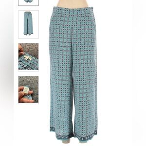 Max studios turquoise beach vacation pants